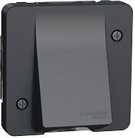 Вывод кабеля без рамки Schneider Electric Mureva Styl IP55 антрацит